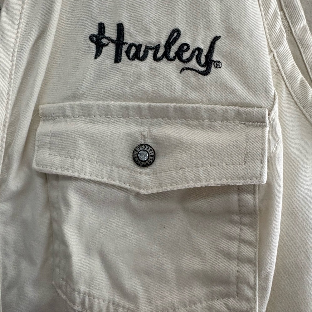 Harley-Davidson White Vest - Picture 2 of 5